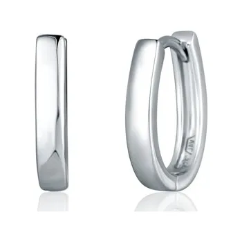 Náušnice Dámské stříbrné náušnice hladké SVLE2042X610000