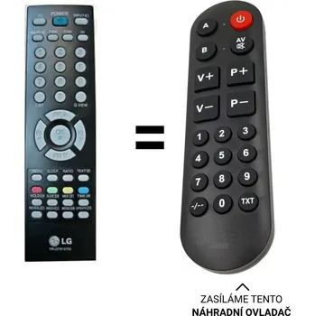 Dálkový ovladač LG MKJ37815705 náhradní dálkový ovladač pro seniory