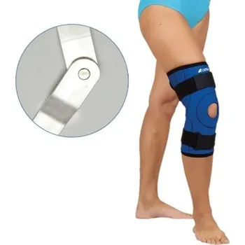 Ortika ortéza kolenního kloubu OR 7B - S—Návleková ortéza krátká s jednoosým duralovým kloubem