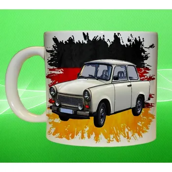 hrnek s Trabantem TRABANT 601 75ml (hrneček s osobním autem )