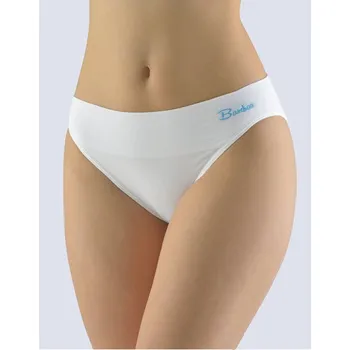 Kalhotky GINA dámské kalhotky klasické s úzkým bokem, úzký bok, bezešvé, jednobarevné Natural Bamboo 00045P - bílá dunaj L/XL, vel. L/XL, bílá dunaj