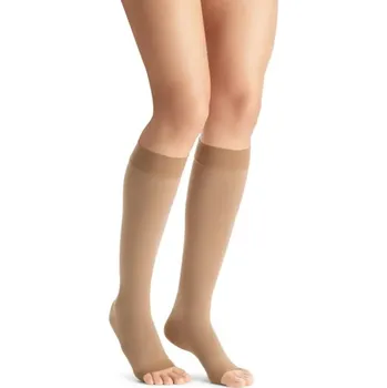 Dámské punčochy Kompresní lýtkové punčochy JOBST Opaque - II—Kratší délka, karamelová barva, bez špice