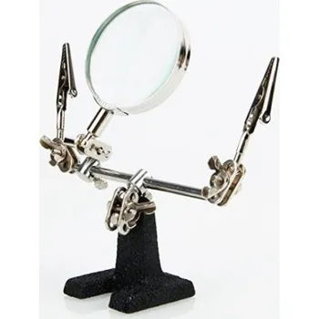 Lupa JM 501 - stolní lupa se stojánkem s kloubem, uchycovací krokosvorky