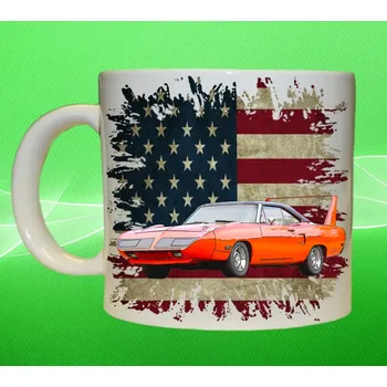 hrnek s Plymouth Superbird 75ml (hrneček s osobním autem )