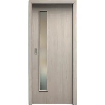 Interiérové dveře SAPELI ELEGANT KOMFORT M60 - CPL LAMINÁT - POSUVNÉ DVEŘE VČ. ZÁRUBNĚ - Borovice bílá Průchozí šířka (cm): 70, Průchozí výška (cm): 197, Typ skla: Satináto bílé