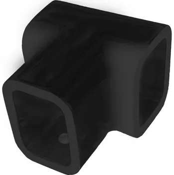 Stavební materiál EBS Dodatečný T-kus k upevňovacímu ramenu Trend, černá
