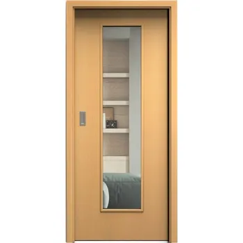 Interiérové dveře SAPELI ELEGANT KOMFORT M55 - DÝHA - POSUVNÉ DVEŘE VČ. ZÁRUBNĚ - Buk Průchozí šířka (cm): 90, Průchozí výška (cm): 197, Typ skla: Čiré sklo