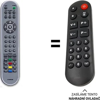 Dálkový ovladač LG 6710V00126R náhradní dálkový ovladač pro seniory RT-42PX10 RZ-42PX10, RZ-42PX11