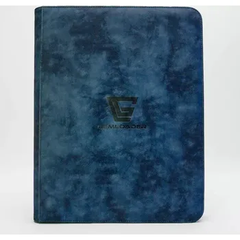 Obal pro sběratelský předmět Premium Album na toploadery 216 ks se zipem, modré