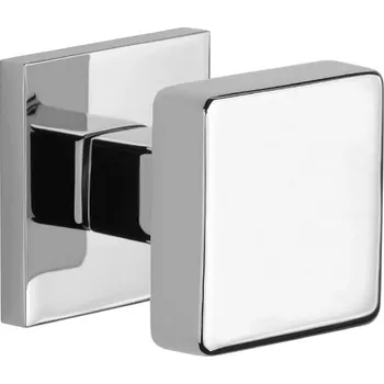 Dveřní kování AT - MADLO MORA - HR 7S bez spodní rozety, madlo pevné ks OC - Chrom lesklý