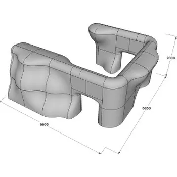 Dětské hřiště Dětské hřiště Block 9A pro pryžovou bezpečnostní zónu