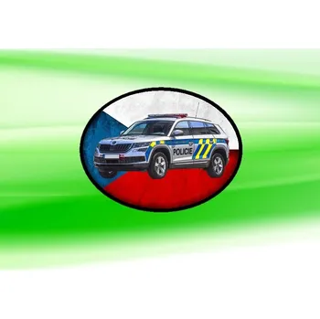 Nášivka nášivka POLICIE KODIAQ Obdélník (nášivky policejní auta)