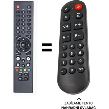 Dálkový ovladač BENsat 350IR. GoSat GS-2000CR/2020CRCI náhradní dálkový ovladač pro seniory.