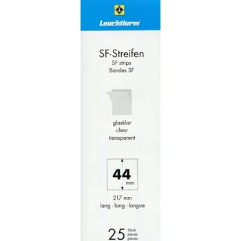 Obal pro sběratelský předmět Hawidky, pásky 217 x 44 mm, 25 ks průhledné