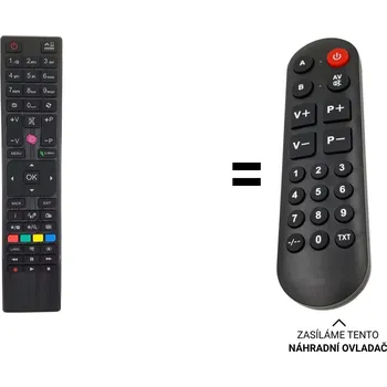 Telefunken RC4876 náhradní dálkový ovladač pro seniory