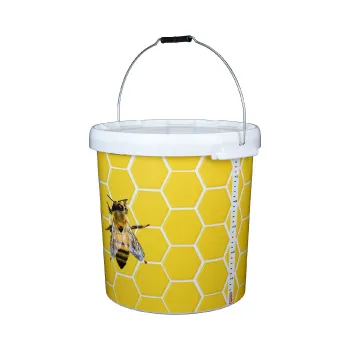 kbelík Malex HOM 30000 HONEY – plastový kbelík pro včelaře kbelík s víkem