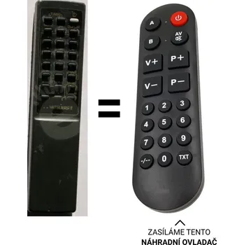 Dálkový ovladač Mitsubishi 290P015A3 náhradní dálkový ovladač pro seniory.