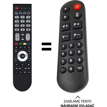 Hitachi P50XR01U P50XR01E náhradní dálkový ovladač pro seniory