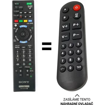 Sony RM-ED053 náhradní dálkový ovladač pro seniory
