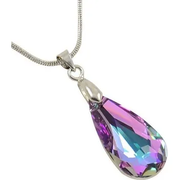 Náhrdelník Náhrdelník Swarovski Elements TearDrop 339akt6100-24-35ab - světle fialový