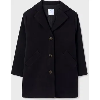 Dívčí bunda Mayoral Kabát Mayoral 7433 barva: černá, Rozměr: 157 (14 let)