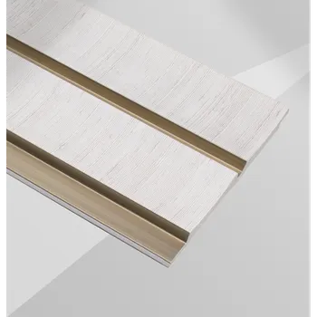 Obklad Lamelio Lamelový dekorační profil AMBER / Bílá 2,7 m