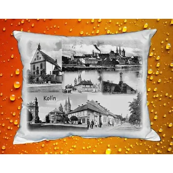 Polštář Polštář s městem Kolín I