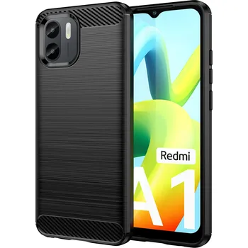 Pouzdro na mobilní telefon Pouzdro Carbon Case pro Xiaomi RedMi A1 / A2 černé