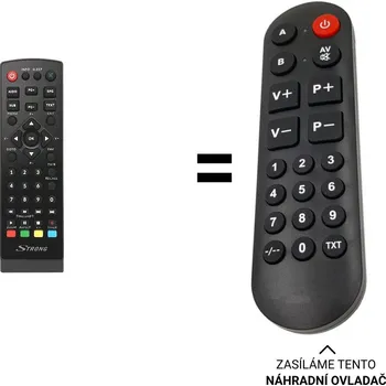 Dálkový ovladač Strong SRT82 náhradní dálkový ovladač pro seniory