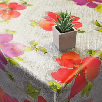 ubrus PVC ubrusovina - Velké květy