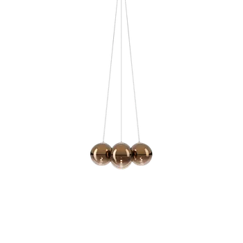 Lodes 22121 4630 Random Cloud 7 ø23, závěsné svítidlo LED 7 x 5W 3000K, bronzové sklo, průměr 62cm