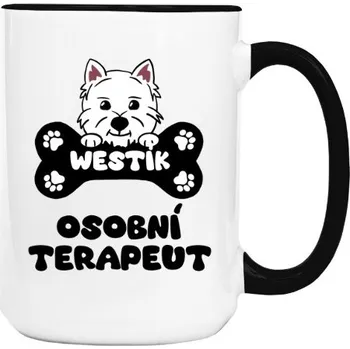 Hrnek velký barevný s potiskem Osobní Terapeut Westík hrnek