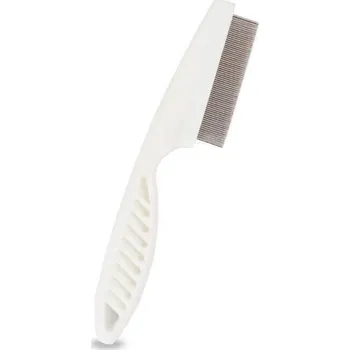 Kartáč pro zvířata Vsepropejska Hugo hřeben pro psa na blechy | 18 cm Barva: Růžová, Rozměr (cm): 18