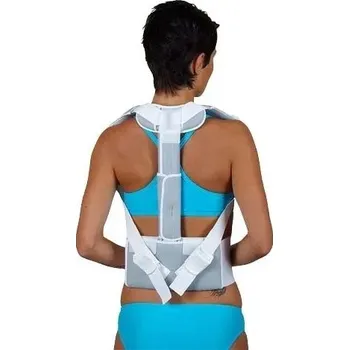 Ortika přímič zad rigidní OR 13 - XL—Bederní pás s výztuhou a dvěma ramenními popruhy