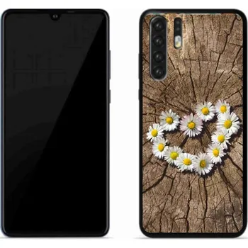 Pouzdro na mobilní telefon Gelový kryt mmCase na mobil Huawei P30 Pro - srdce z kopretin
