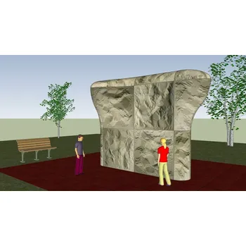 Dětské hřiště Dětské hřiště Block 2A+40 pro stěrkovou bezpečnostní zónu