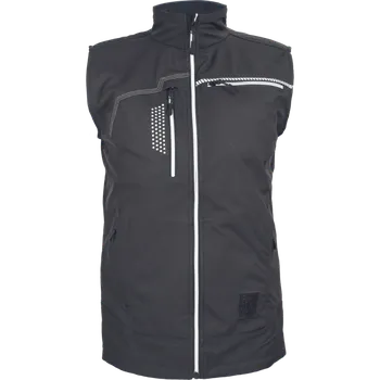 pracovní vesta Litz Vesta TAURUS, softshellová, pánská 0355000760003 L Černá