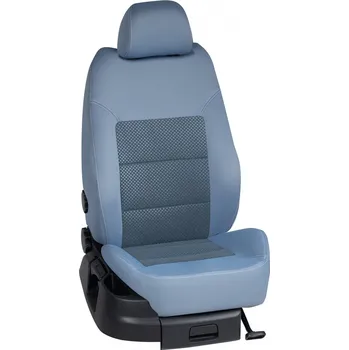 Potah sedadla Autopotahy Škoda SUPERB / od r.2019->, IV 4-dveře ( Sedan ), KOMFORT > OR 0396 (OR 0396 / Světle modrý bok)