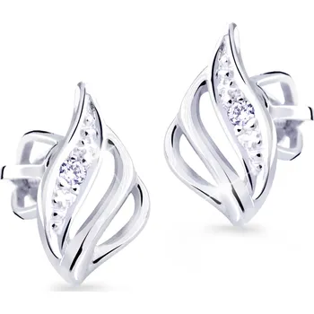 Náušnice Cutie Diamonds Luxusní náušnice z bílého zlata s brilianty DZ8024-30-00-X-2 + 2 měsíce na vrácení zboží