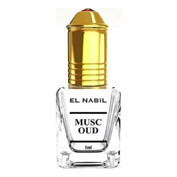 Unisex parfém El Nabil Musc Oud parfémový olej 5 ml