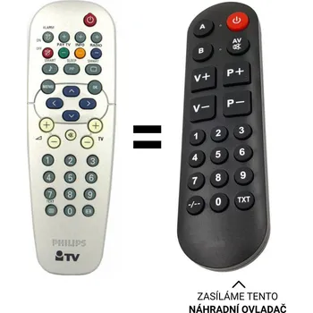 Dálkový ovladač Philips 42HF7443/10 náhradní dálkový ovladač pro seniory