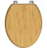 WC sedátko Schütte Dark Bamboo hnědé 43 x 37 x 5,5 cm