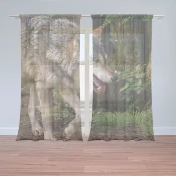 Záclona Záclony Vlk: 2 ks - 150x250 cm - Sablio