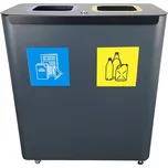 EKO STAR STATION - sestava na tříděný odpad, objem 2 x 60 l