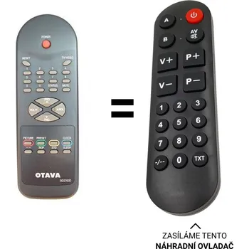 Dálkový ovladač Otava RD3700D náhradní dálkový ovladač pro seniory