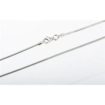 Řetízek Dámský stříbrný řetízek hádek flexibilní 57841F 42cm