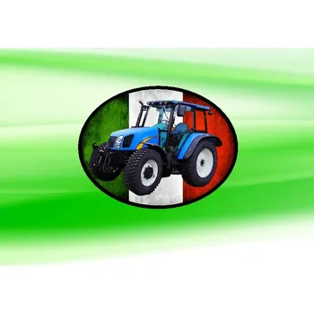 Nášivka nášivka NEW HOLLAND T5050 Ovál (nášivky traktory nášivka s kombajnem)