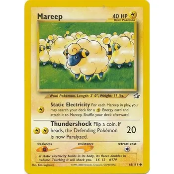 Karetní hra Pokémon NG 065/111 Mareep - Neo Genesis Stav: Excellent