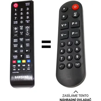 Dálkový ovladač Samsung AA59-00786A náhradní dálkový ovladač pro seniory