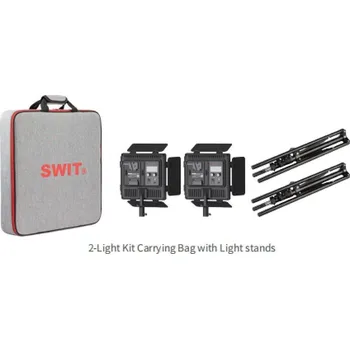 Monitor SWIT CL-40D 2KIT | 2x 40W ultra přenosným dvoubarevným panelovým osvětlením a stativy